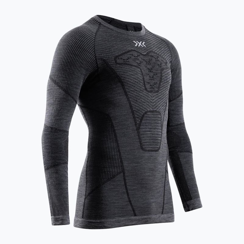 Pánska termoakčná mikina X-Bionic Symbio Merino Shirt rhino grey