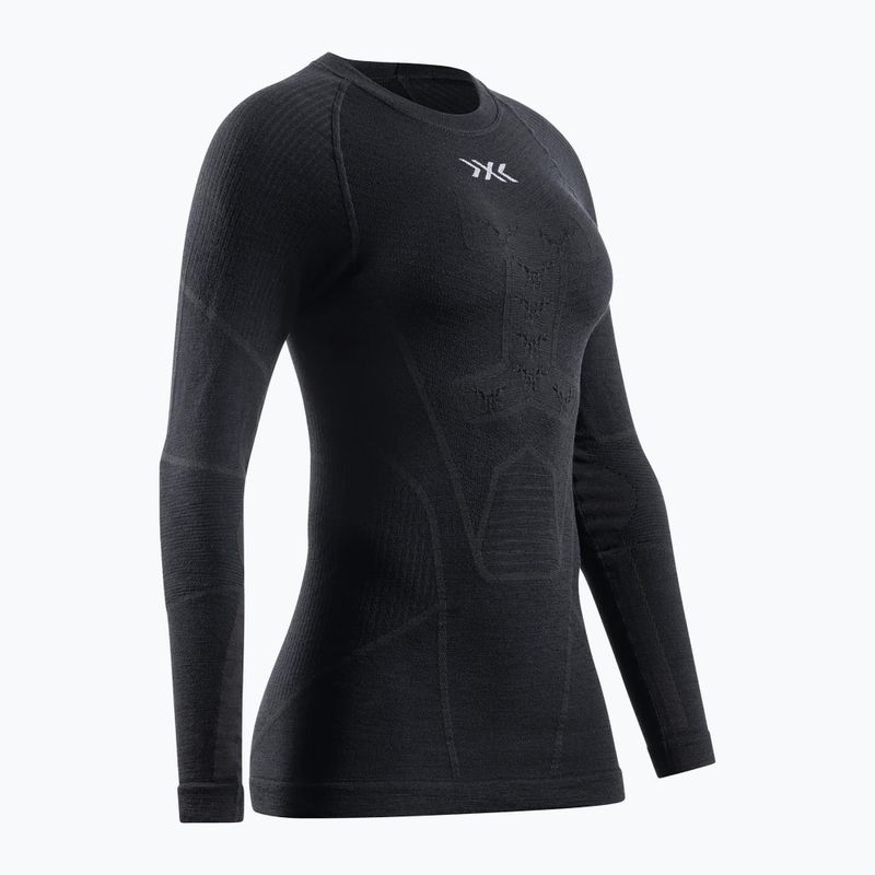 Dámska termoaktívna mikina X-Bionic Symbio Merino Shirt opal black