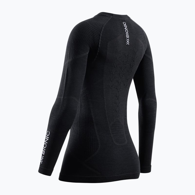 Dámska termoaktívna mikina X-Bionic Symbio Merino Shirt opal black 2