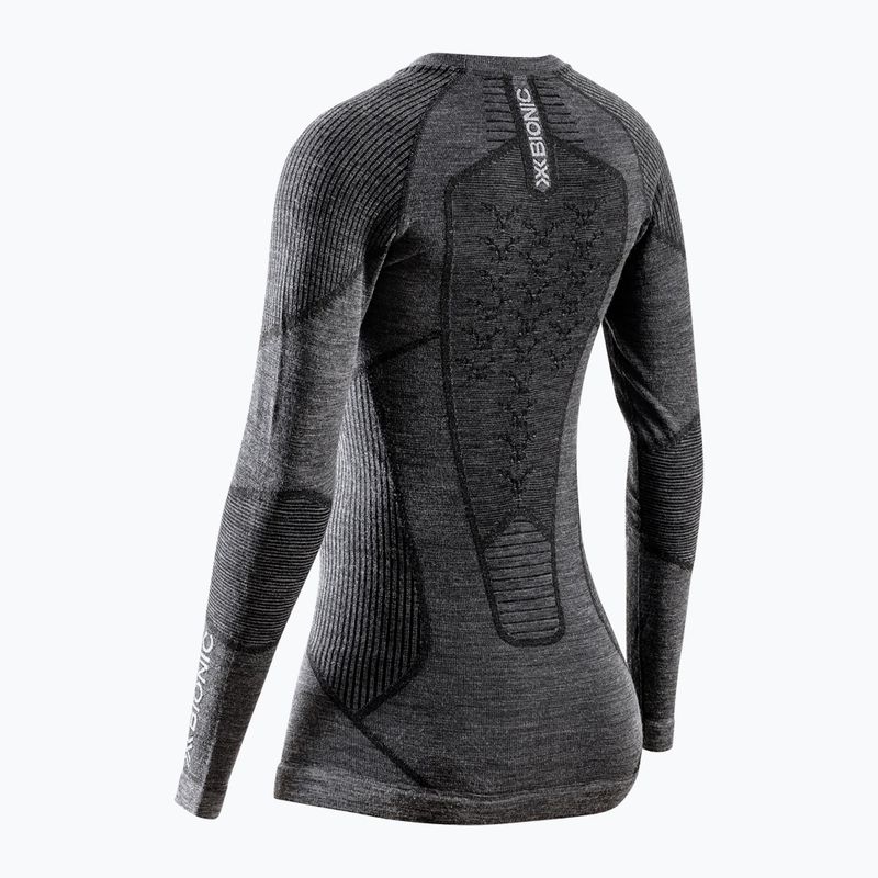 Dámska termoaktívna mikina X-Bionic Symbio Merino Shirt rhino grey 2