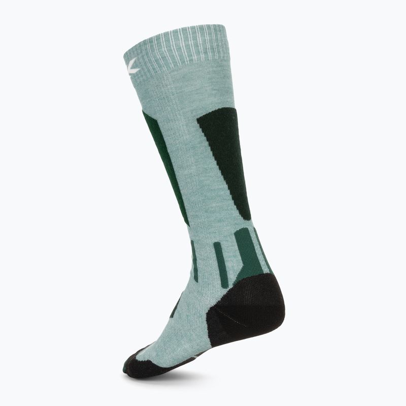 Dámske lyžiarske ponožky X-Socks Ski Discover Otc sage green/english lawn 2