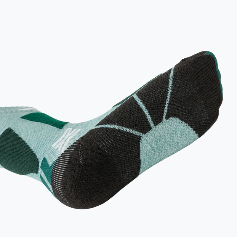 Detské lyžiarske ponožky X-Socks Ski Discover Otc sage green/english lawn 5