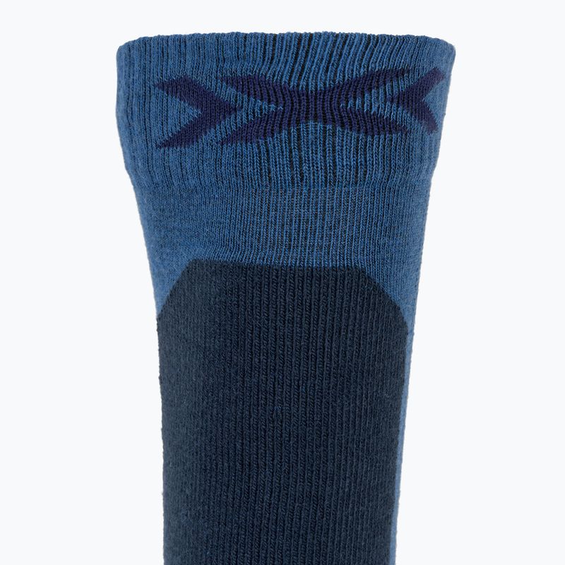 Detské lyžiarske ponožky X-Socks Ski Discover Otc blue blossom/marine 4