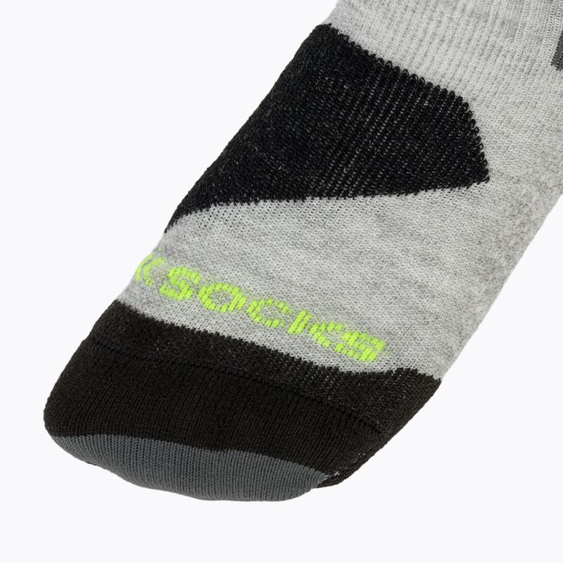 Detské lyžiarske ponožky X-Socks Ski Discover Otc rhino grey/canary 3