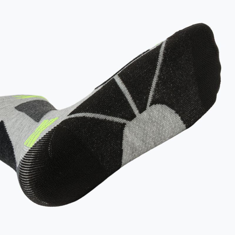 Detské lyžiarske ponožky X-Socks Ski Discover Otc rhino grey/canary 5