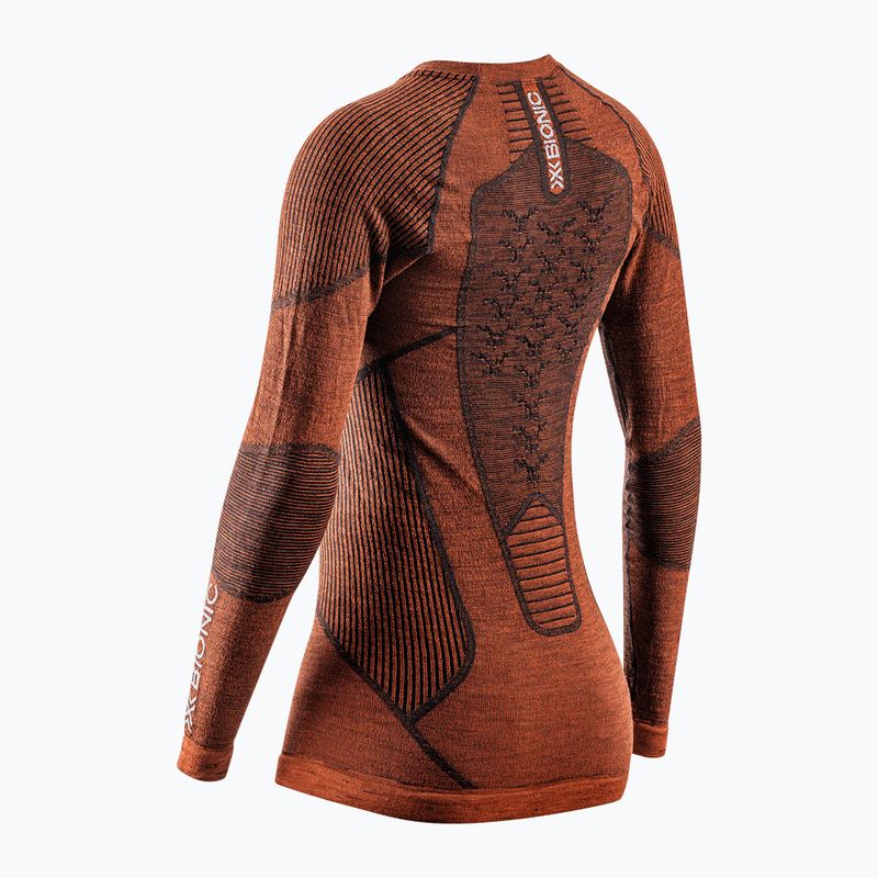 Dámsky termoaktívny longsleeve X-Bionic Symbio Merino Shirt clay 2