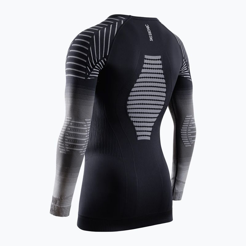 Pánska termoakčná mikina X-Bionic Invent Fx Shirt black/grey/light grey 2