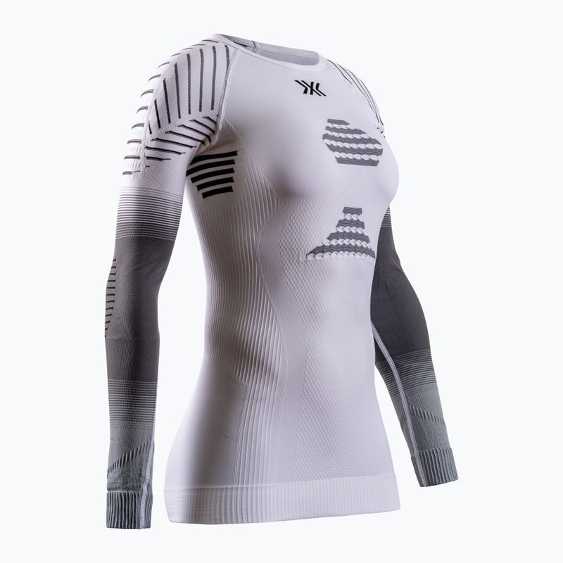 Dámska termoaktívna mikina X-Bionic Invent Fx Shirt white/grey/light grey
