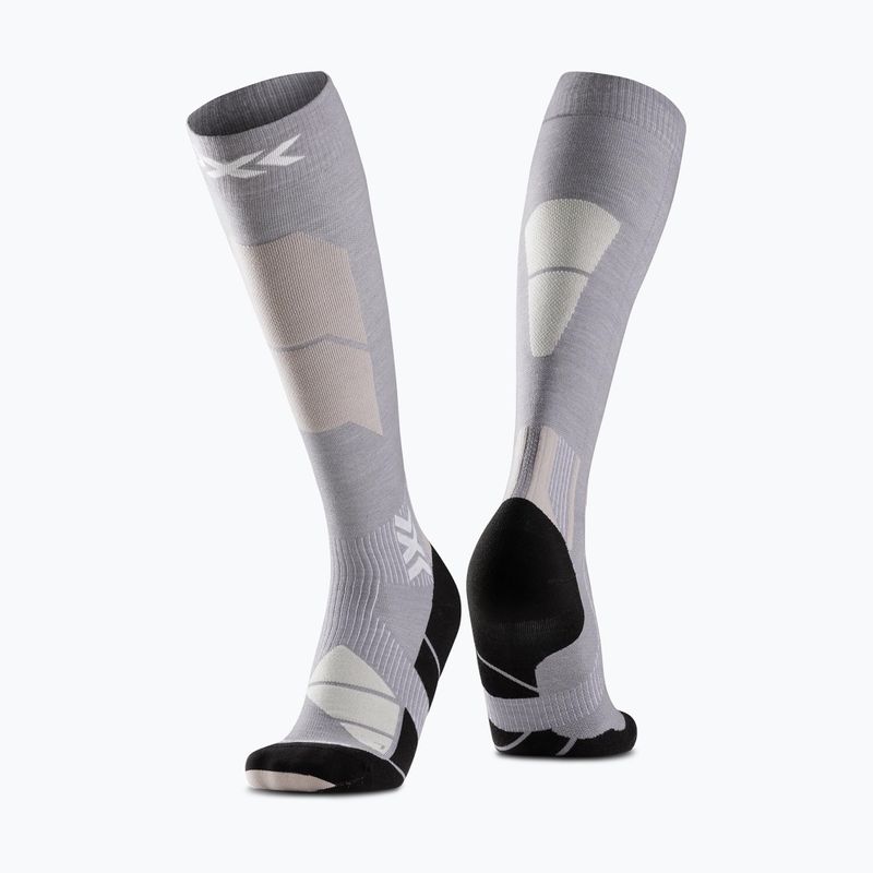 Lyžiarske ponožky X-Socks Ski Expert Silk Merino Otc x black/light grey 6