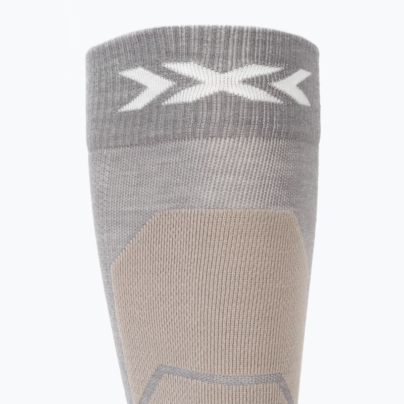 Lyžiarske ponožky X-Socks Ski Expert Silk Merino Otc x black/light grey 3