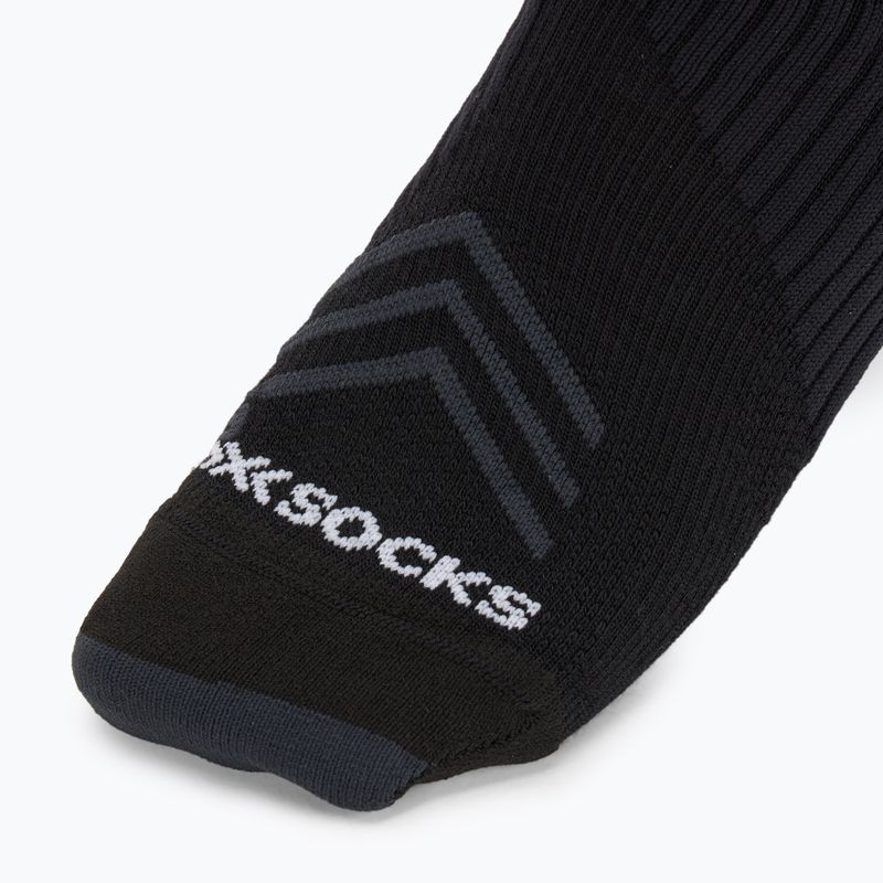 Ponožky X-Socks Run Silk Merino Crew x black/lihgt grey 3