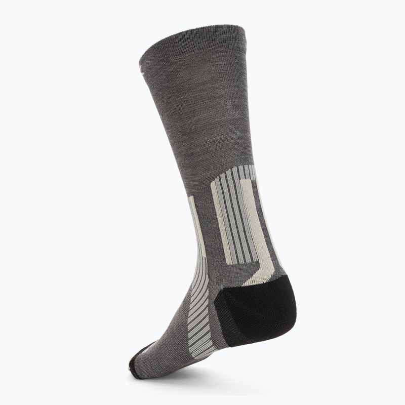 Ponožky X-Socks Run Expert Silk Merino Crew seal grey/light sand 2