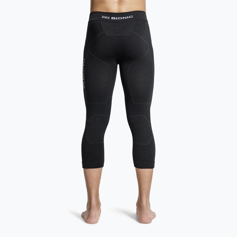 Pánske termonohavice X-Bionic Symbio Merino 3/4 black 2