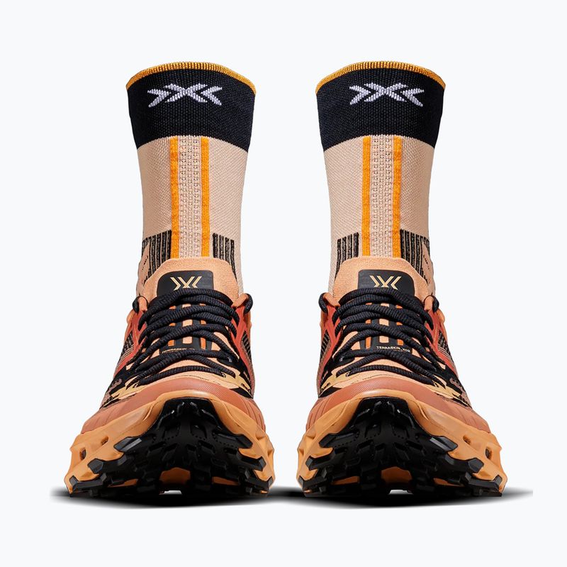 Bežecké topánky + ponožky X-Bionic Terraskin X02 dusty rose/fresh peach/x black 2