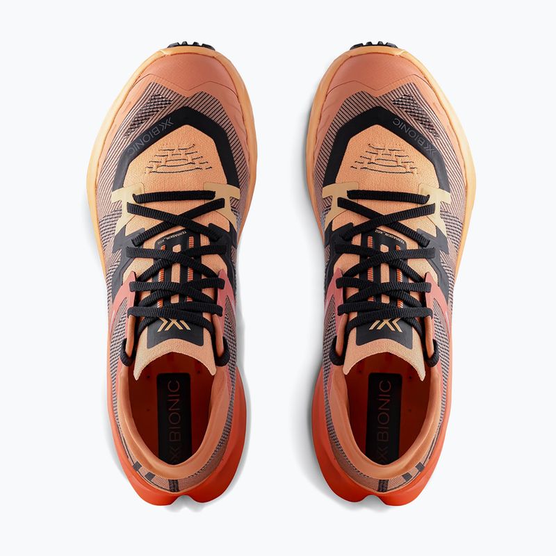 Bežecké topánky + ponožky X-Bionic Terraskin X02 dusty rose/fresh peach/x black 5