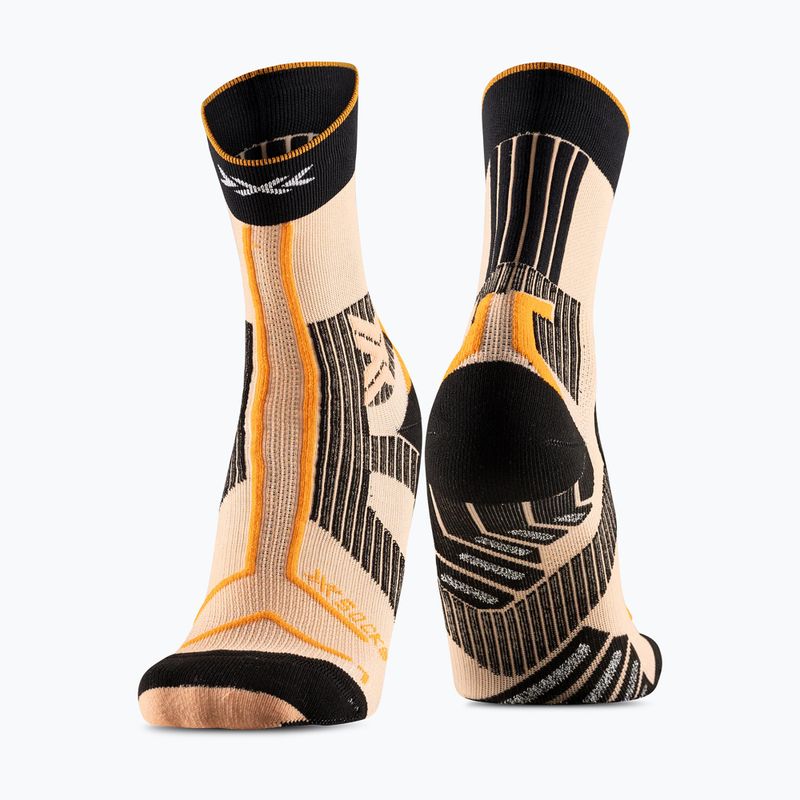 Bežecké topánky + ponožky X-Bionic Terraskin X02 dusty rose/fresh peach/x black 7