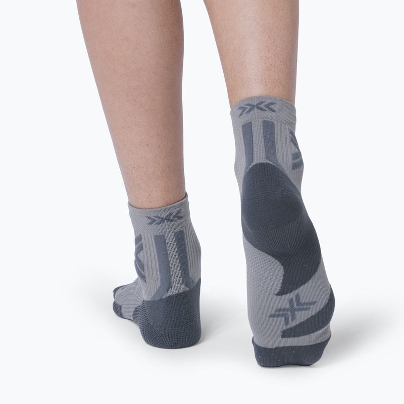 Ponožky X-Socks Run Discover Ankle raincloud/x čierna 3