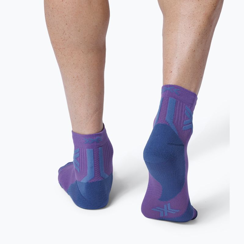 Dámske ponožky X-Socks Run Discover Ankle neobergine/x black 3