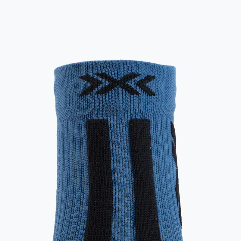 Ponožky X-Socks Trailrun Discover Členkové mineral blue/x black 3
