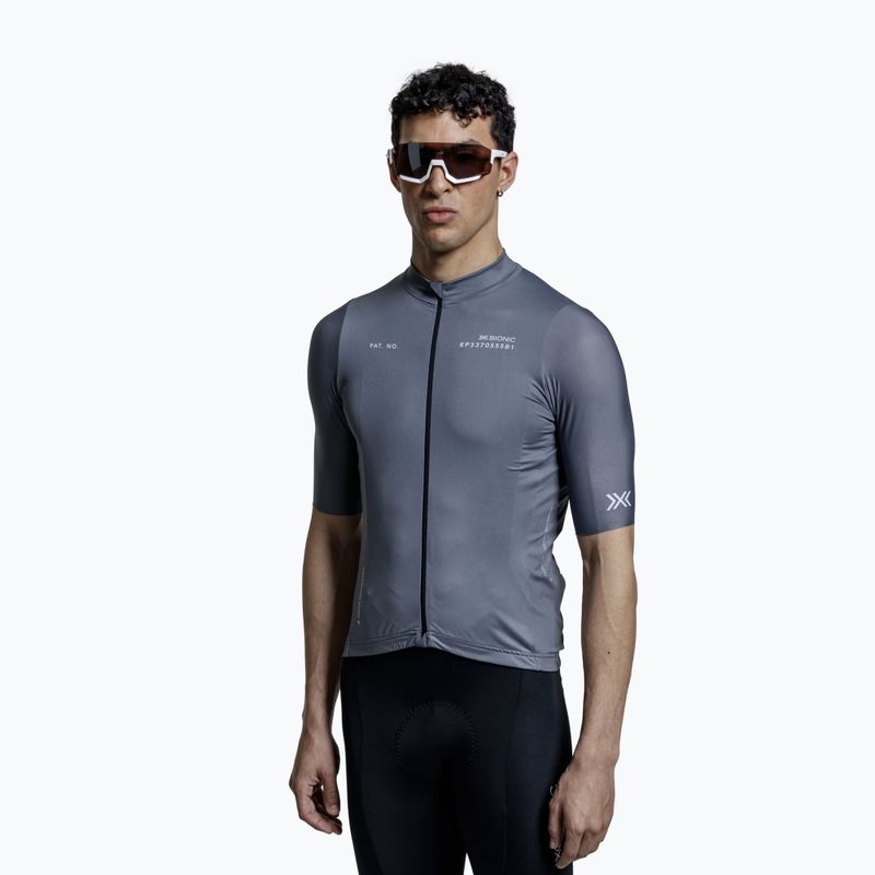Pánsky cyklistický dres X-Bionic Corefusion Ride Jersey rhino grey 4