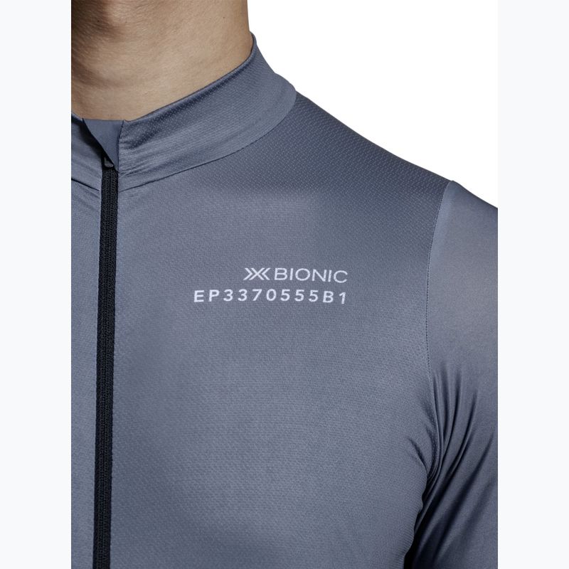 Pánsky cyklistický dres X-Bionic Corefusion Ride Jersey rhino grey 5
