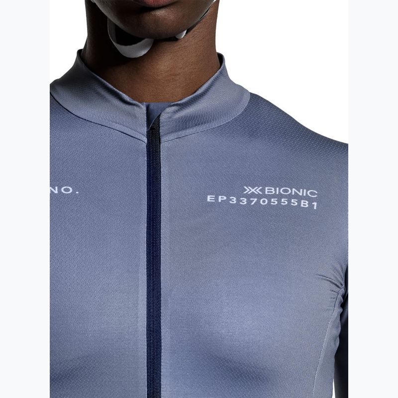 Dámsky cyklistický dres X-Bionic Corefusion Ride Jersey rhino grey 5