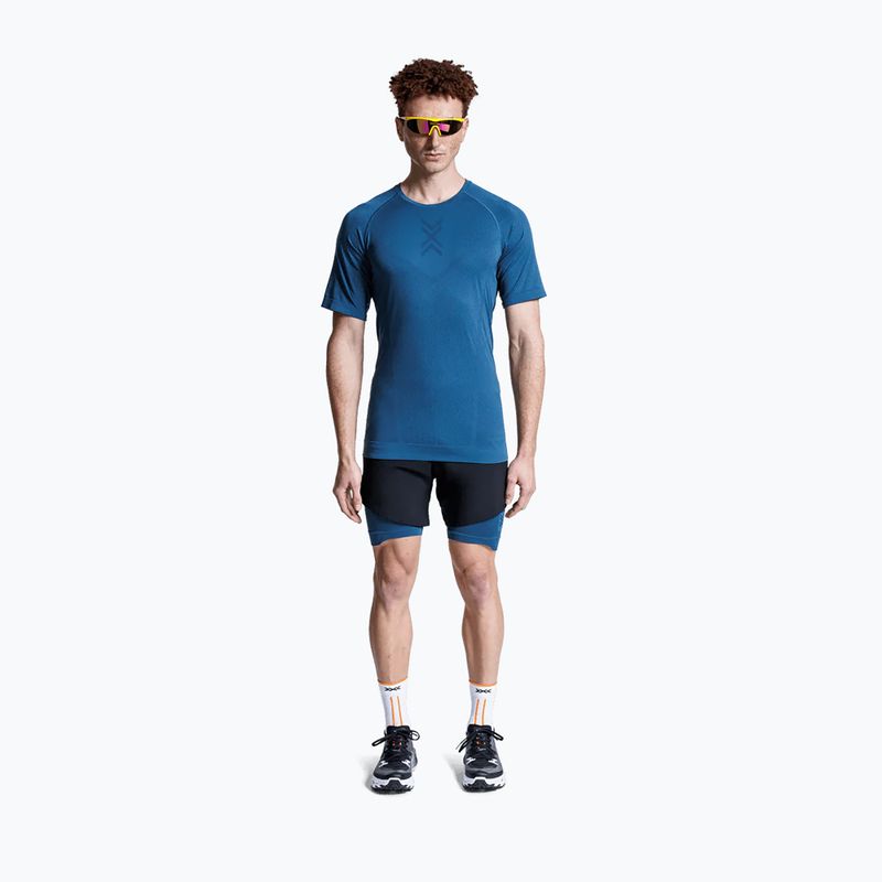 Pánska bežecká tričko X-Bionic Xceed Run slate blue/marine 2