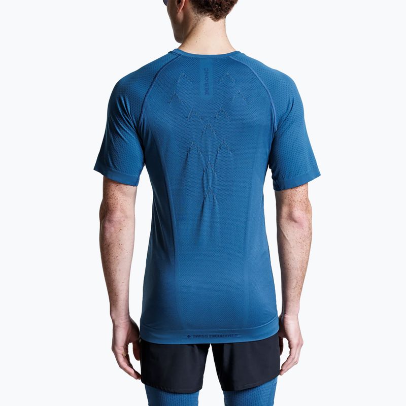 Pánska bežecká tričko X-Bionic Xceed Run slate blue/marine 3