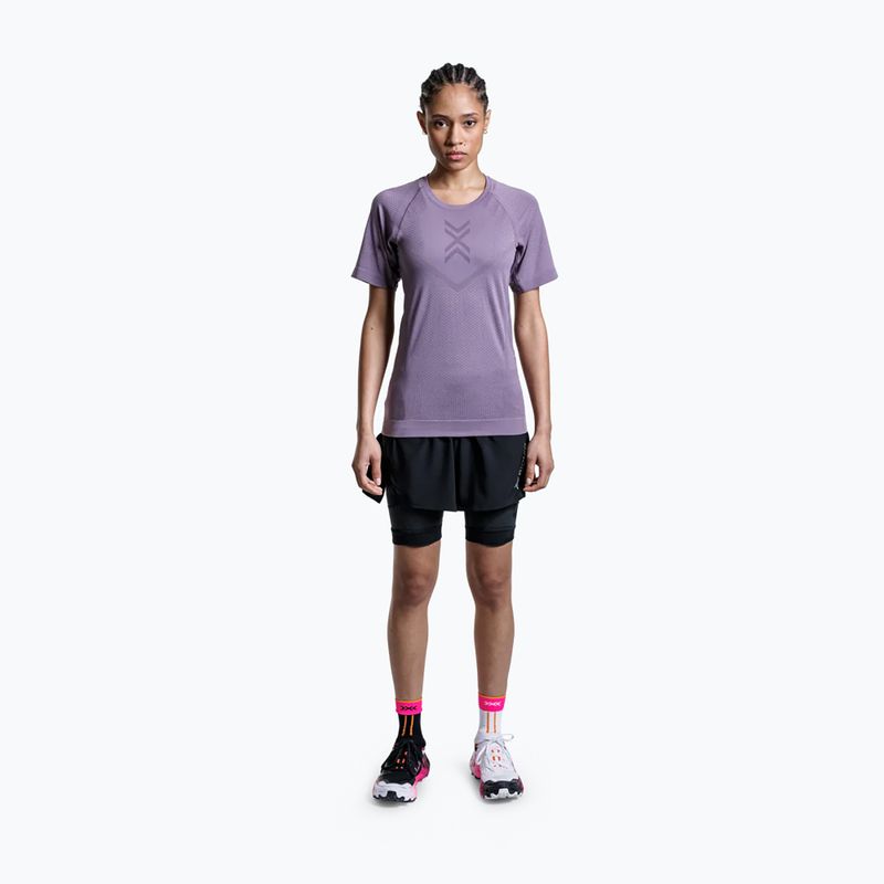 Dámska bežecká tričko X-Bionic Xceed Run dusty lavender/lavender night 2