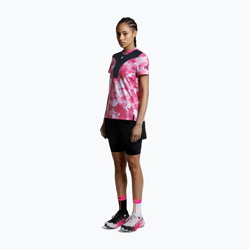 Dámske bežecké tričko X-Bionic Corefusion Run wolfpack/white/neo pink 3