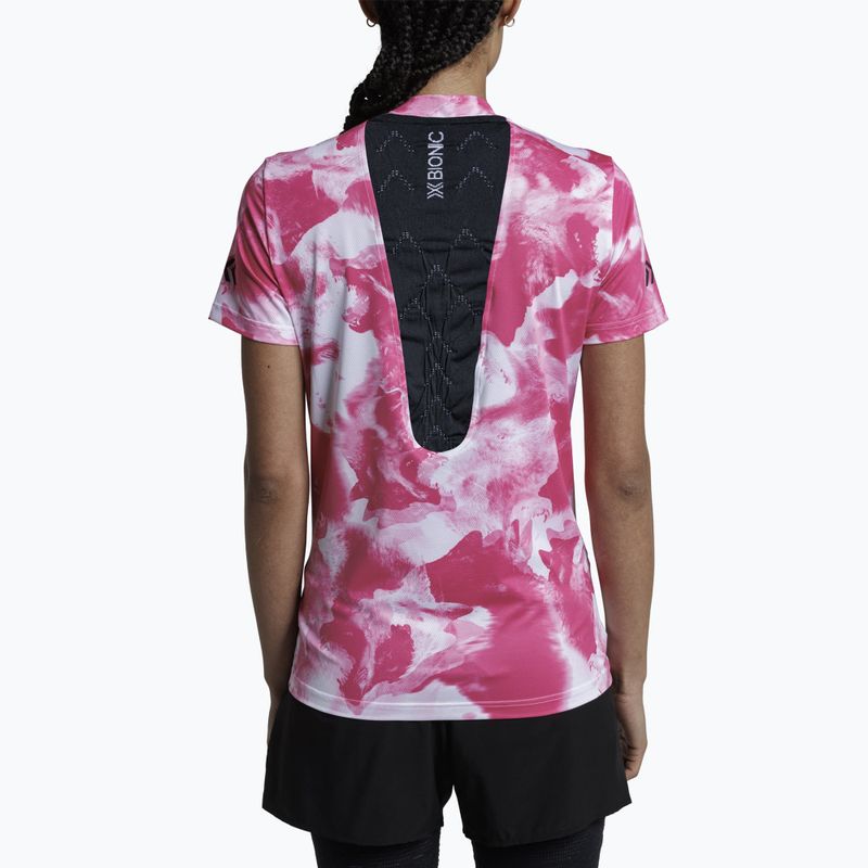 Dámske bežecké tričko X-Bionic Corefusion Run wolfpack/white/neo pink 4