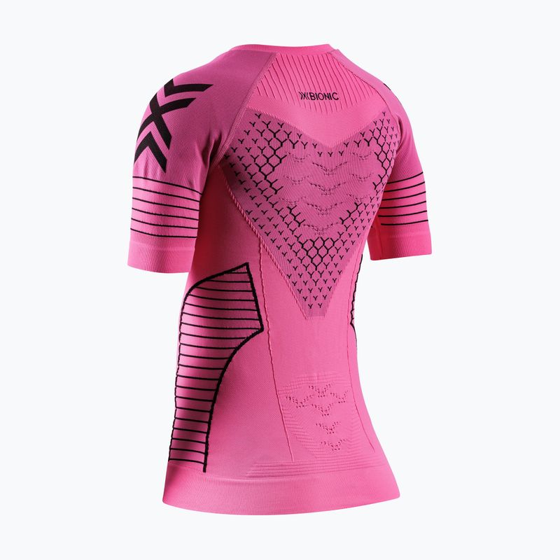 Dámske bežecké tričko X-Bionic Twyce Race neo pink/x black 2