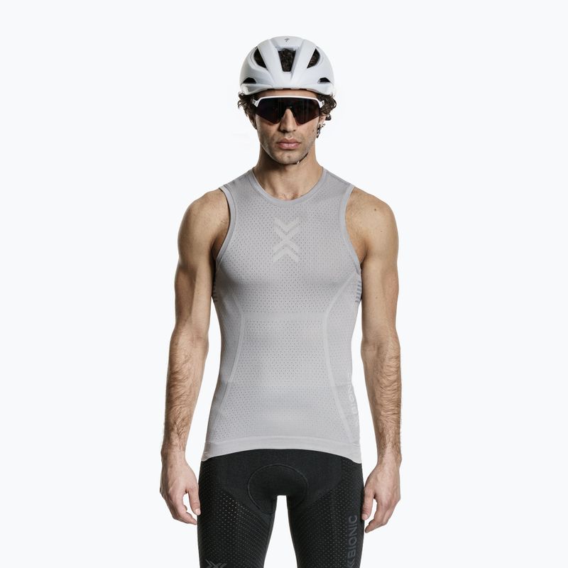 Cyklistické tielko X-Bionic Xceed Ride Baselayer seal grey/silver grey 4