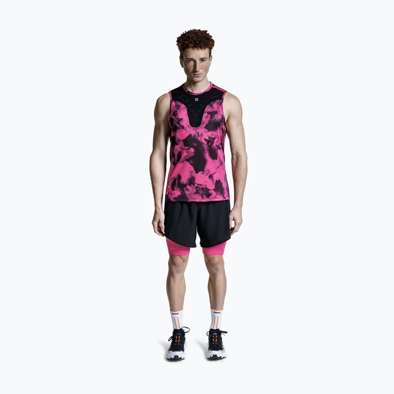 Bežecké tričko X-Bionic Corefusion Run Tank wolfpack/black/neo pink 6