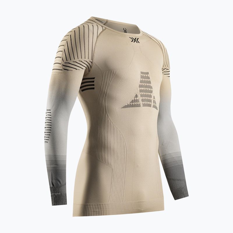 Pánska termoakčná mikina X-Bionic Invent Fx Shirt sand/light grey/grey 10