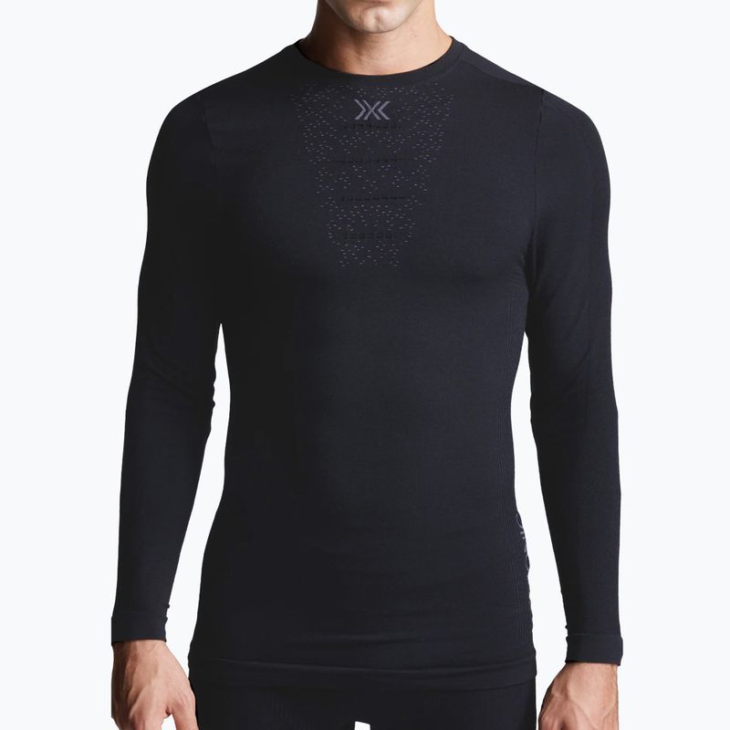 Pánska termoakčná mikina X-Bionic Mightywool x black
