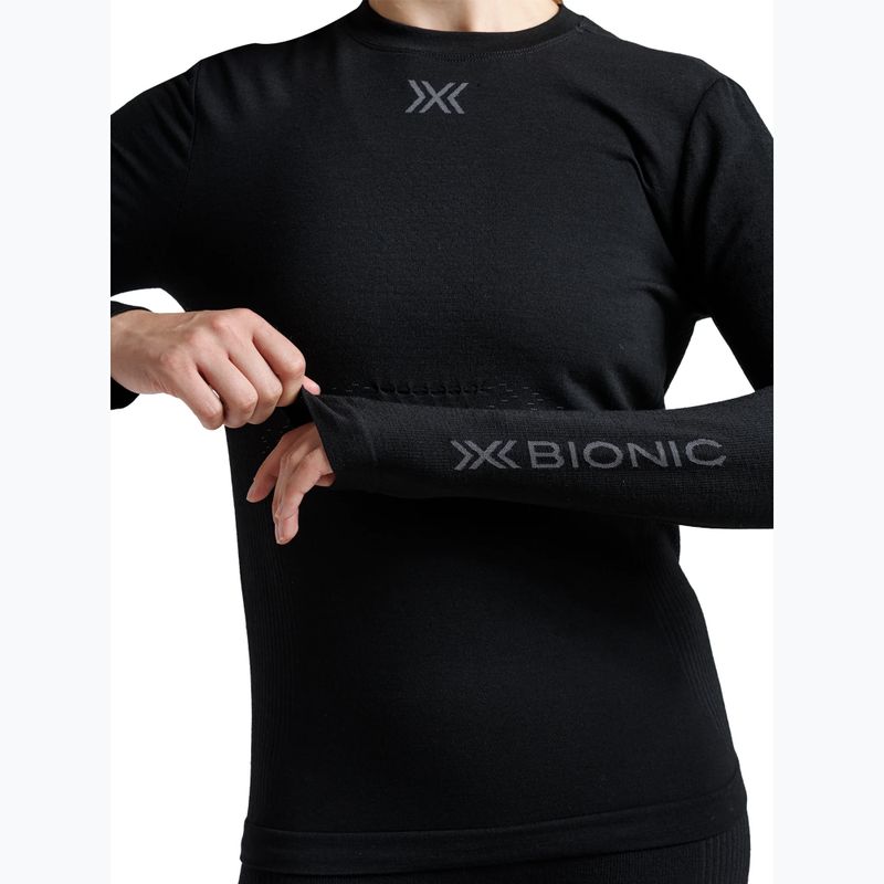 Pánska termoakčná mikina X-Bionic Mightywool x black 9
