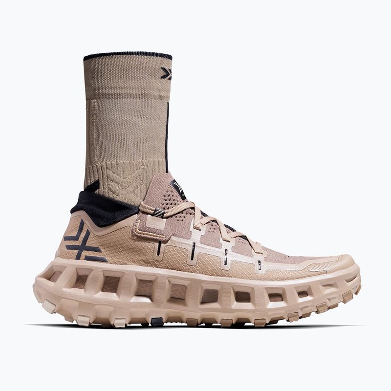 Bežecké topánky + ponožky X-Bionic Terraskin X01 sand/dark Sand 2