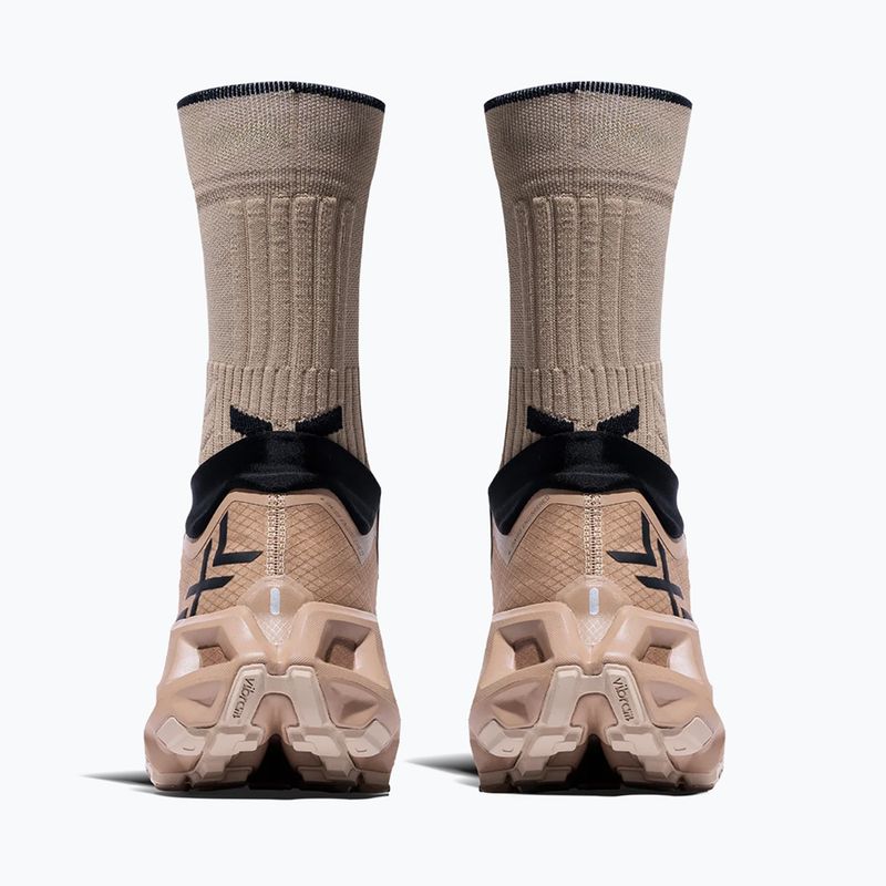 Bežecké topánky + ponožky X-Bionic Terraskin X01 sand/dark Sand 4