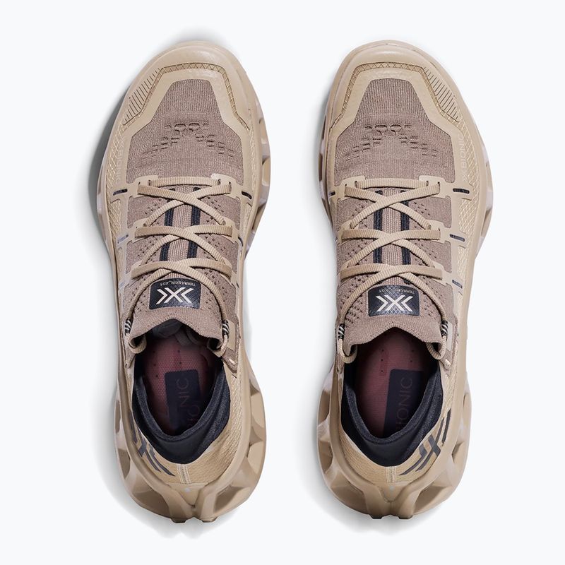 Bežecké topánky + ponožky X-Bionic Terraskin X01 sand/dark Sand 6