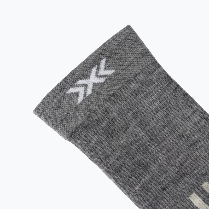 Ponožky X-Socks Hike Discover Merino Crew seal grey/light sand 3