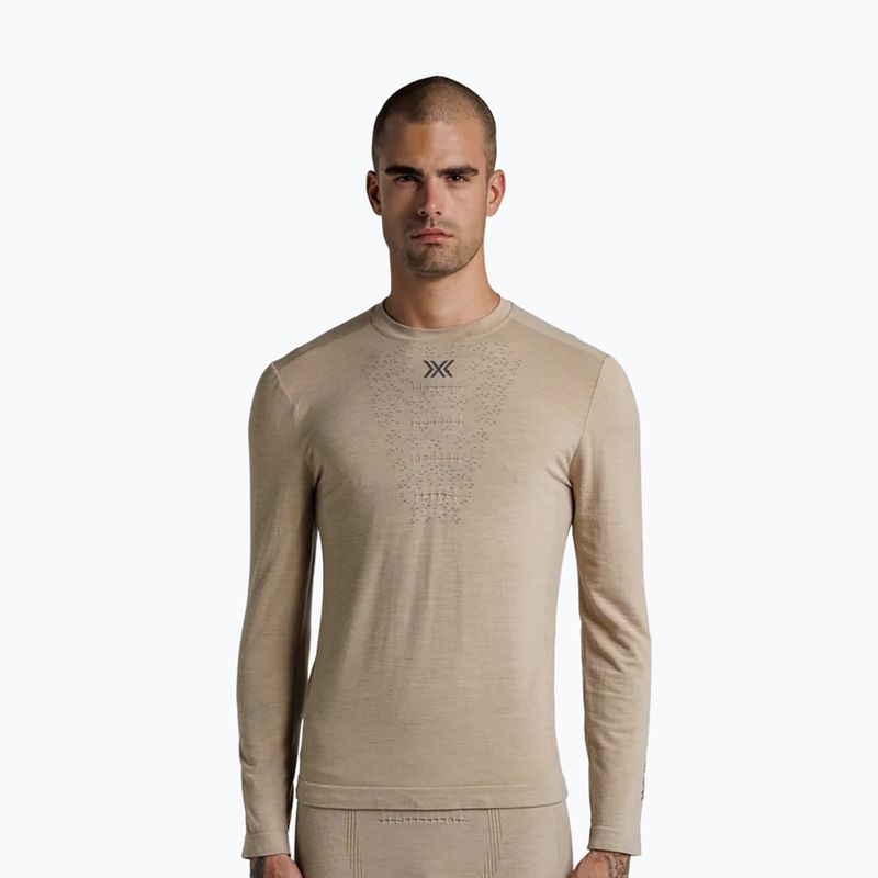 Pánska termoakčná mikina X-Bionic Mightywool sand