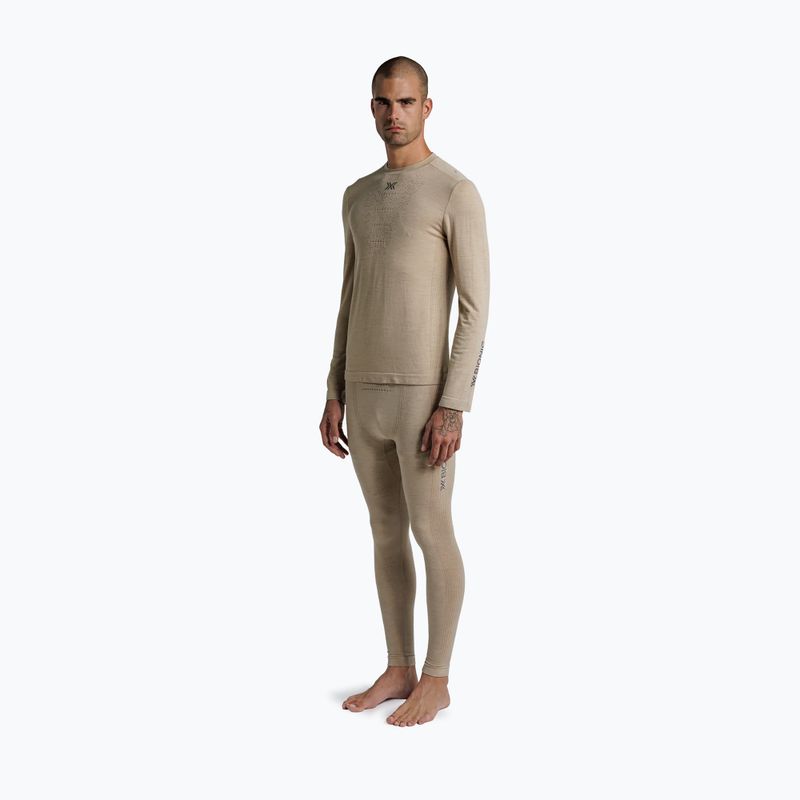 Pánska termoakčná mikina X-Bionic Mightywool sand 2