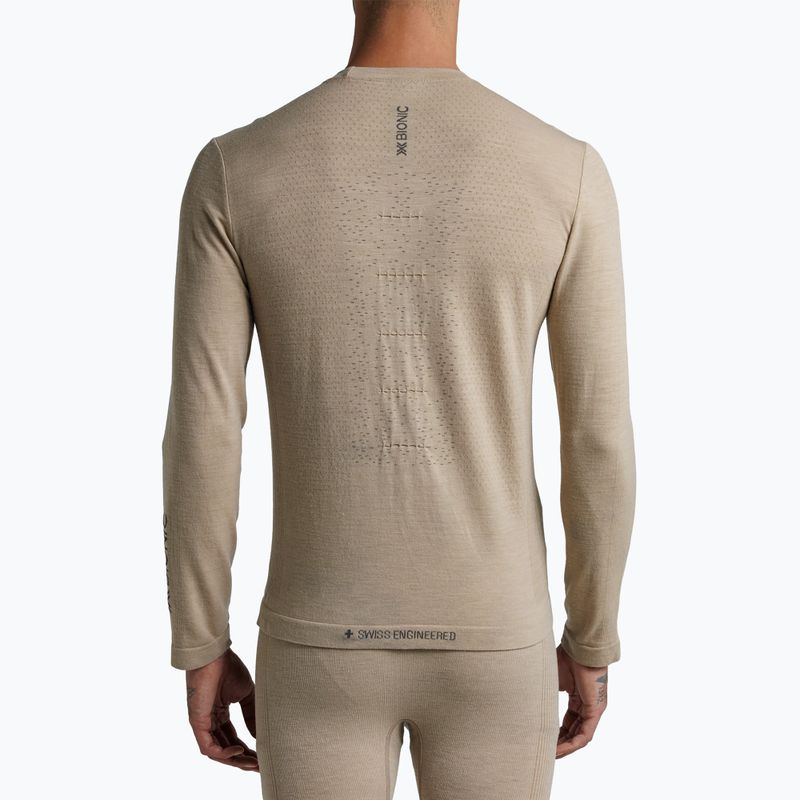 Pánska termoakčná mikina X-Bionic Mightywool sand 3