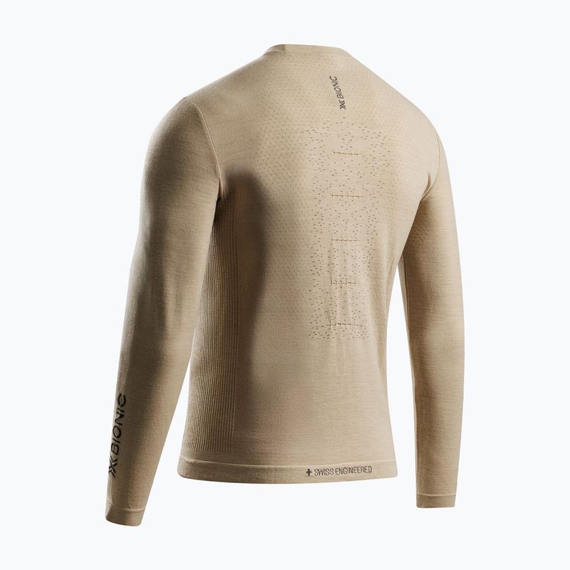 Pánske termo tričko longsleeve  X-Bionic Mightywool sand 14
