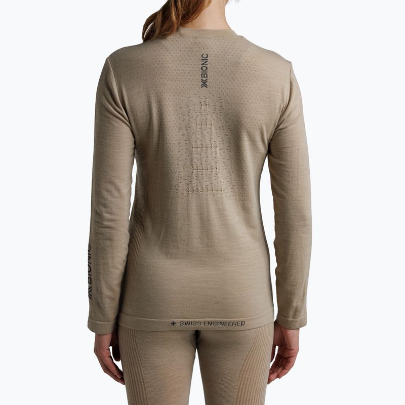 Dámska termoakčná mikina X-Bionic Mightywool sand 3