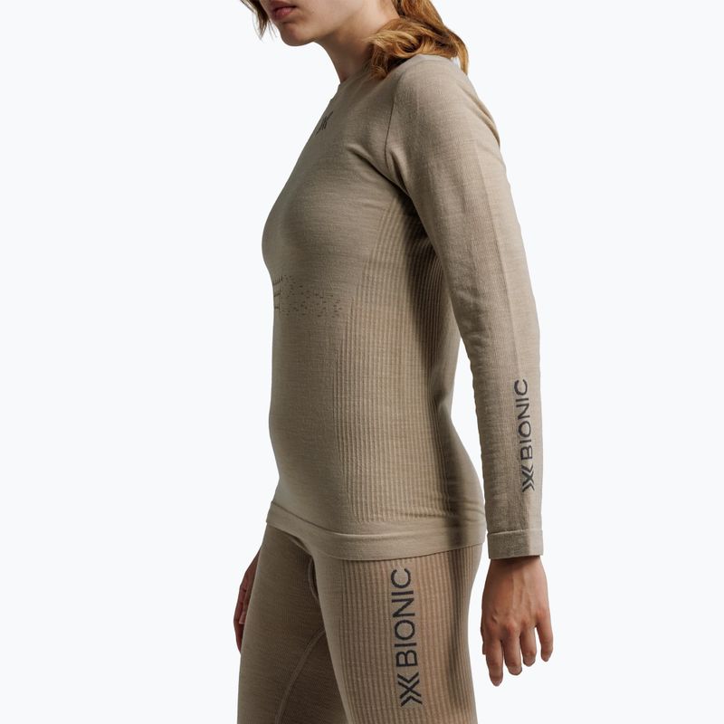 Dámske termo tričko longsleeve  X-Bionic Mightywool sand 6