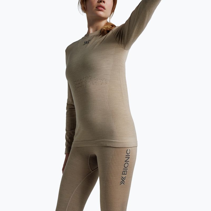 Dámske termo tričko longsleeve  X-Bionic Mightywool sand 7