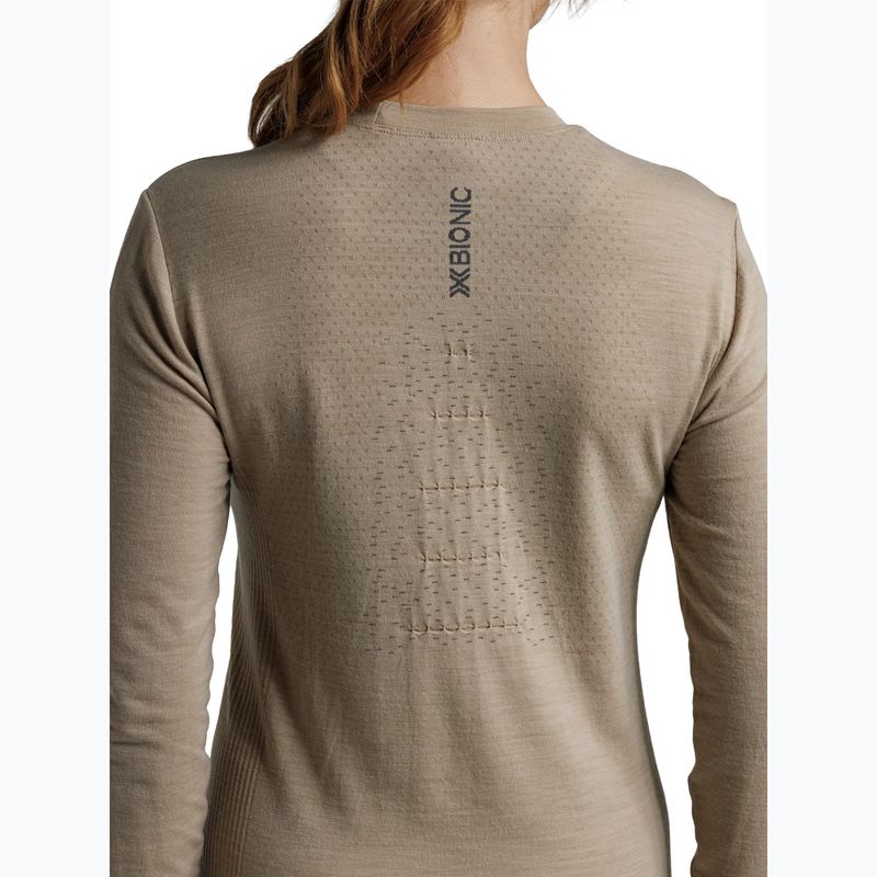 Dámska termoakčná mikina X-Bionic Mightywool sand 8