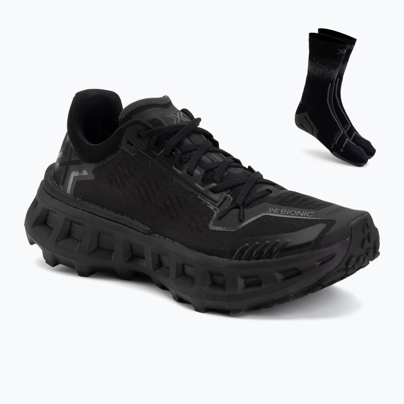 Bežecké topánky X-Bionic Terraskin X03 X Black/Rhino Grey